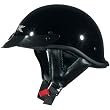 AFX Solid Adult FX-68 Touring Motorcycle Helmet w/ Free B&F Heart Sticker - Black