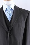 Abini Two Button Black 5 Pcs Boy Dress Suit Set Size From Baby to Teen
