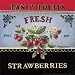 Fresh Strawberries, Strawberry Art Poster Print by Kimberly Poloson, 12x12