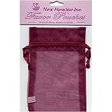 Medium Burgundy Nylon Favor Pouches (10 count)