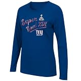 New York Giants Womens Royal Super Bowl XLVI At the Show IV Long Sleeve T-Shirt