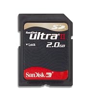 Sandisk 2GB Ultra II 15MBS Secure Digital SD Card - Retail Pack