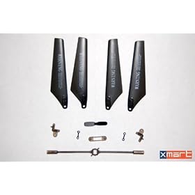 Syma S108g Full Set Replacement Parts, Main Blades, Tail Blade, Connect Buckle Balance Bar, Spare Main Grips, Inner Shaft Parts
