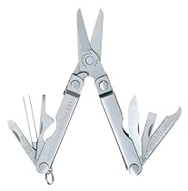 Leatherman 64010103K Micra Keychain Multi-Tool Stainless Finish