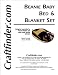 Book Beanie Baby Bed and Blanket Set