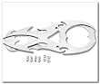 Covingtons Outer Cover for Belt Drive - Tribal - Polished C1024-P