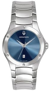 Men's Swiss Stainless Steel Blue Dial
