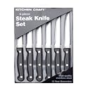 Kitchen Craft Deluxe Six Piece Steak Knife Set- display boxed