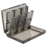 eForCity 24-in-1 Game Card Case Compatible with Nintendo 3DS, Smoke