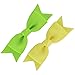 Chiffon Pigtail Mini Pinwheel Hair Bows Cheerleading Bows For Hair Set Of 20 Colors