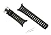 Suunto Wrist-Top Computer Watch Replacement Strap Kit (T1, T3, and T4: Black Elastomer; Thin)