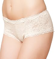 Kinky Knickers Low Rise Scallop Lace Trim Shorts