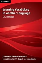 Learning Vocabulary in Another Language (Cambridge Applied Linguistics)
