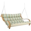 Deluxe Cushioned Double Swing - Skygazer - Spring Bay Stripe