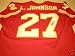 Larry Johnson Autographed Kansas City Chiefs Authentic Style Jersey