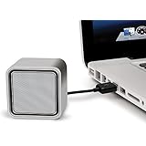 iLuv Compact USB-powered stereo speakers for Mac and PC laptop-Silver