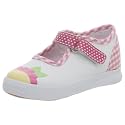 Keds Toddler Champion Toe Cap Sneaker,White/Pink,4.5 M US Toddler