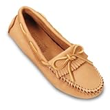 MinneTonka Womens Moosehide Driving Moccasin