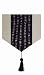 Gorgeous Oriental Brocade Table Runner CHINESE POETRY (BLACK)