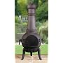 Black Cast Iron Chimenea - Large