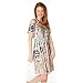 Misses OneWorld Cold Shoulder Animal Sublimation Dress