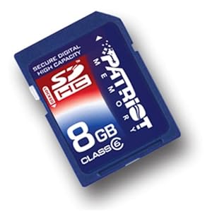 Patriot 8 GB Class 6 SDHC Flash Memory Card PSF8GSDHC6