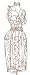 High Fashion 60" White Wire Mannequin