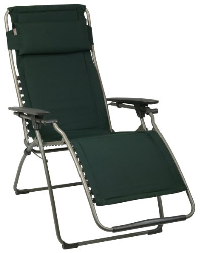Lafuma Futura Clipper Canvas Folding Recliner, Englund Green