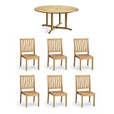 Cassara 7-pc Round Dining Set - Frontgate - Patio Furniture