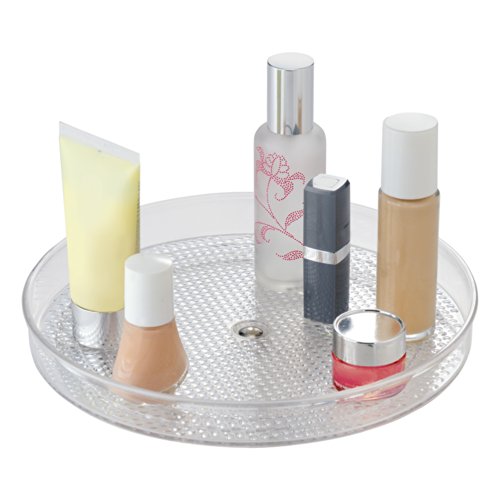 InterDesign Lazy Susan Turntable Cosmetic Organizer for Vanity