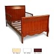 SLEIGH TODDLER BED W/ SOLID PANEL - Natural