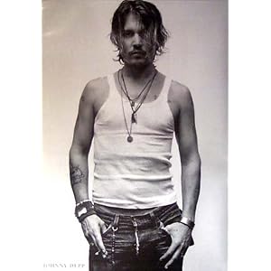 Johnny Depp - portrait, Wall Poster, 23x34