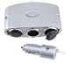 Universal 12V Outlet Multiplier with Lighter Function - Turns One Outlet into 3!