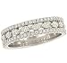 2 Row Pave (.33ct) and Marquise (.43ct) Diamond Band