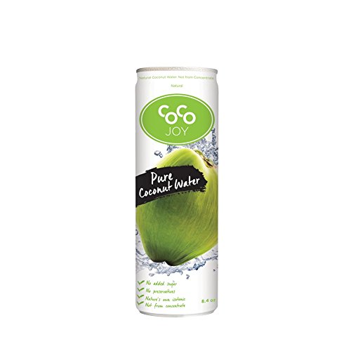 Coco Joy Coconut Water Can, 8.4 Ounce (Pack of 12)