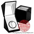 Automatic Single Watch Winder Satin Black Oak Finish With Timer For Patek Philippe, Tag Heuer, Vacheron, and others