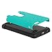 LG G3 Vigor Case, SGM (TM) Hybrid Gel Rhinestone Bling Armor Defender Case For LG G3 Vigor [SGM(TM) LOGO] (Turquoise + Black)