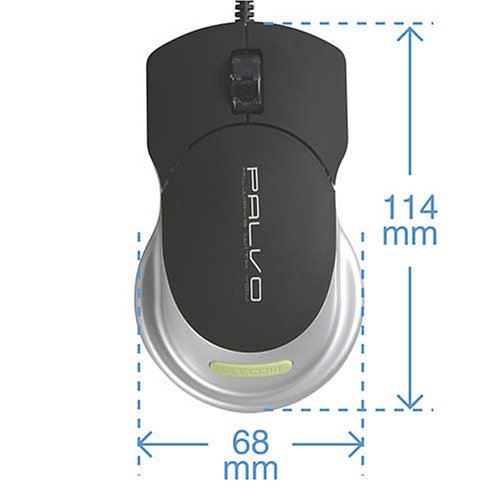 Cover image : ELECOM fit PALVO MRエンジン搭載USB&PS/2接続光学式マウス アストロブラック M-FPAUP2RBK