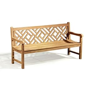 teak benches Teak Chippendale Bench 1.5m 