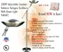 American Lighting 9404FC 300W Adjustable Counter- Balance Halogen Torchiere With Down Light