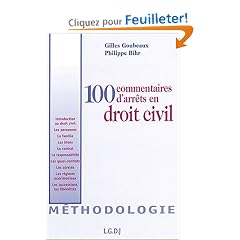 100 commentaires d'arr�ts en droit civil