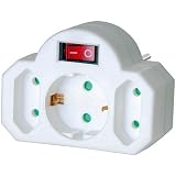 Produkt-Bild: Brennenstuhl Adapterstecker Schutzkontakt wei&szlig;