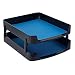 Desk Tray with Supports, Front Loading, Letter,Plastic, 2/Set DPS03526