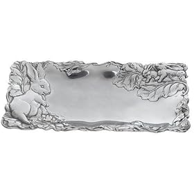 Arthur Court Bunny Cabbage 6-by-12-Inch Bread Tray by Arthur Court Designs