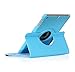 Apple iPad Mini Case / iPad Mini 2 case / iPad mini 3 Case - Thilon, 360 Degree Rotating Stand PU Leather Case Cover with Stand, Auto Sleep / Wake for iPad mini 1, 2, 3 case (Blue)