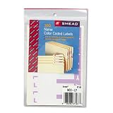 ~:~ SMEAD MANUFACTURING CO. ~:~ Alpha-Z Color-Coded First Letter Labels, Letters L & Y, Lavender, 100/Pack