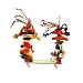 Medium Rope Swing with Wood Blocks and Leather Bird Toy