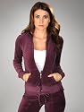 Juicy Couture, Velour Track Jacket, Candied Fig