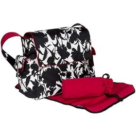 OiOi Floral Diaper Messenger
