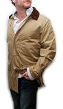 Polo Ralph Lauren Mens Car Coat Long Jacket Corduroy Khaki Brown Tan